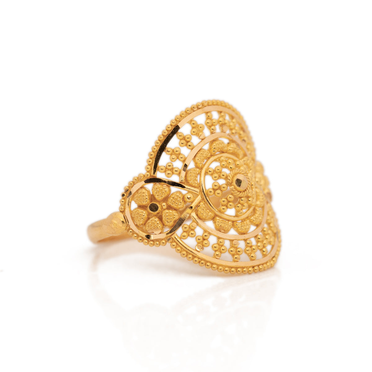14K Tri-Gold Ring [8mm width] Old English Hawaiian Jewelry Design – ALOHA  RINGS - Hawaiian Jewelry